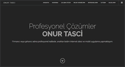 Desktop Screenshot of onurtasci.com