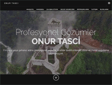 Tablet Screenshot of onurtasci.com